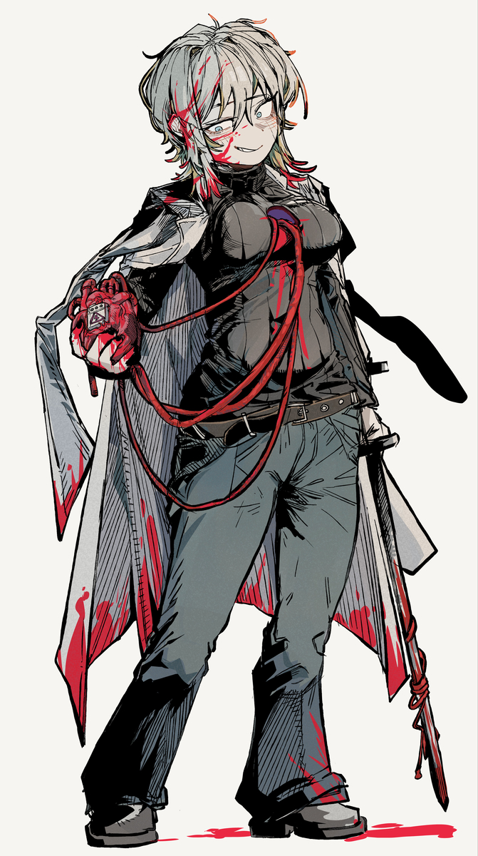 This is a pixiv picture whose title is 가짜 파우스트.