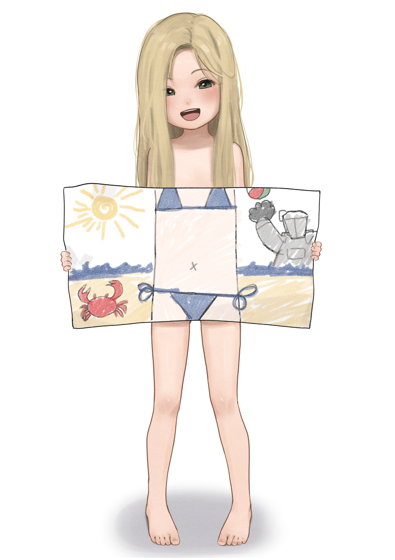 This is a pixiv picture whose title is 「ヒュー！海に行こう！」.