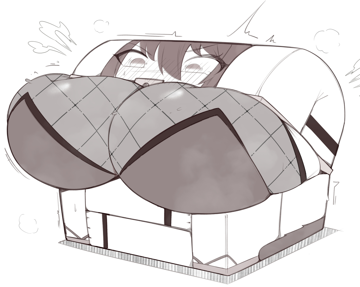 This is a pixiv picture whose title is 宝箱化.
