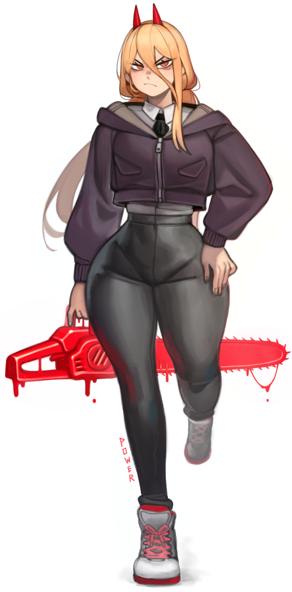 This is a pixiv picture whose title is Power🩸.
