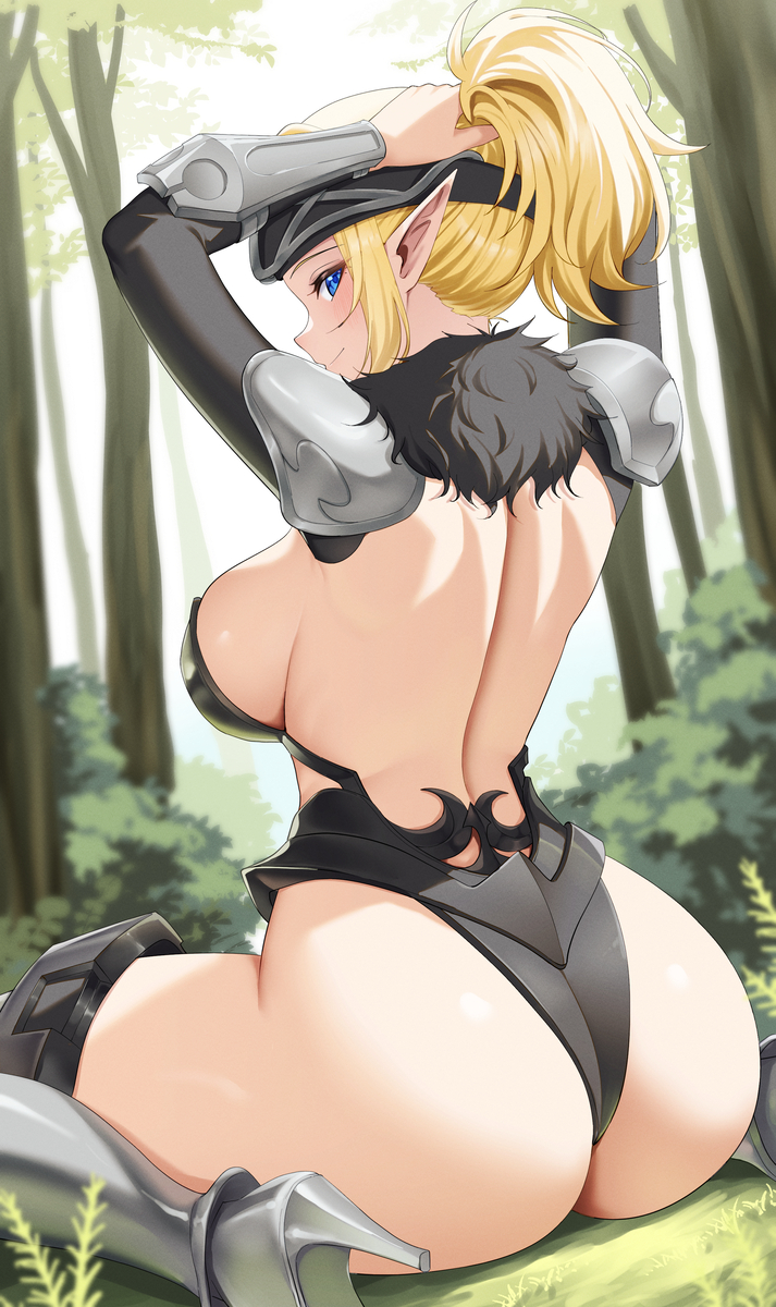 This is a pixiv picture whose title is Elf Fencer.