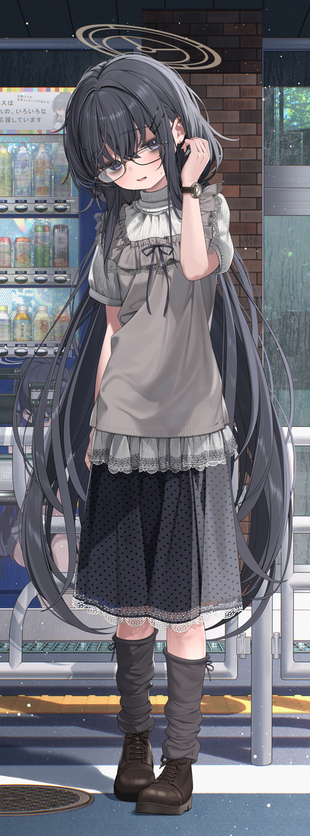 This is a pixiv picture whose title is 待ち合わせ.