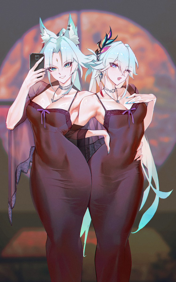 This is a pixiv picture whose title is Feixiao & Yaoguang.