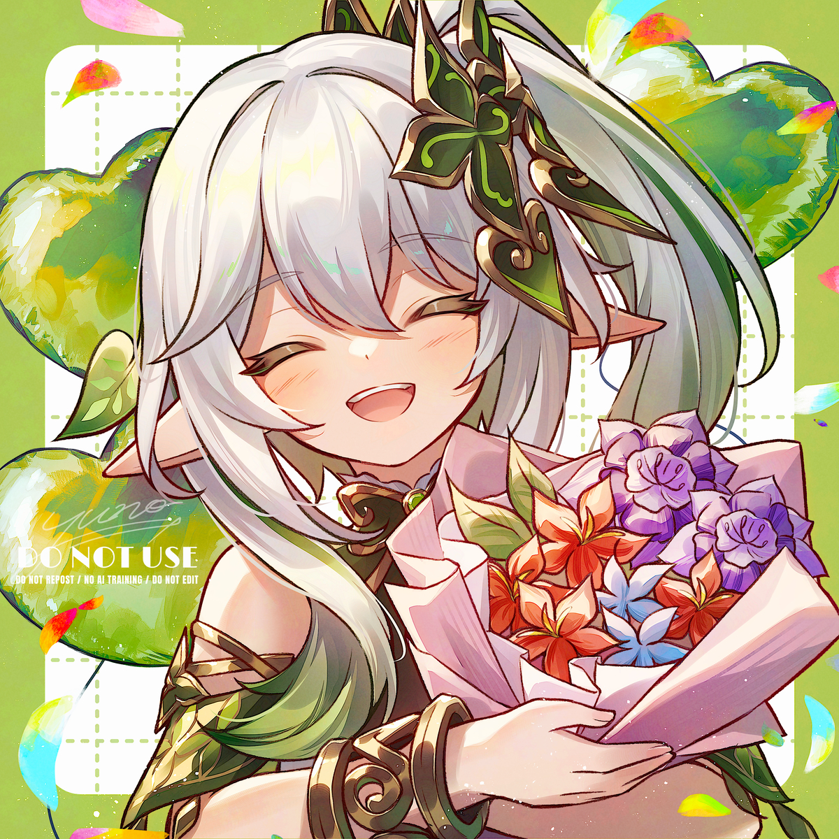 This is a pixiv picture whose title is 5/5スパコミ新刊表紙④ ナヒーダ.