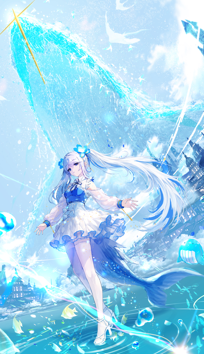 This is a pixiv picture whose title is 絵師１００人展アニメイトコラボ作品.