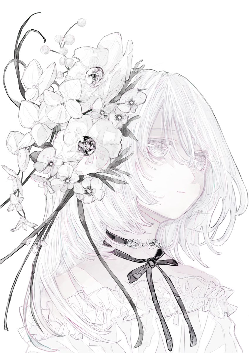 This is a pixiv picture whose title is 無題.
