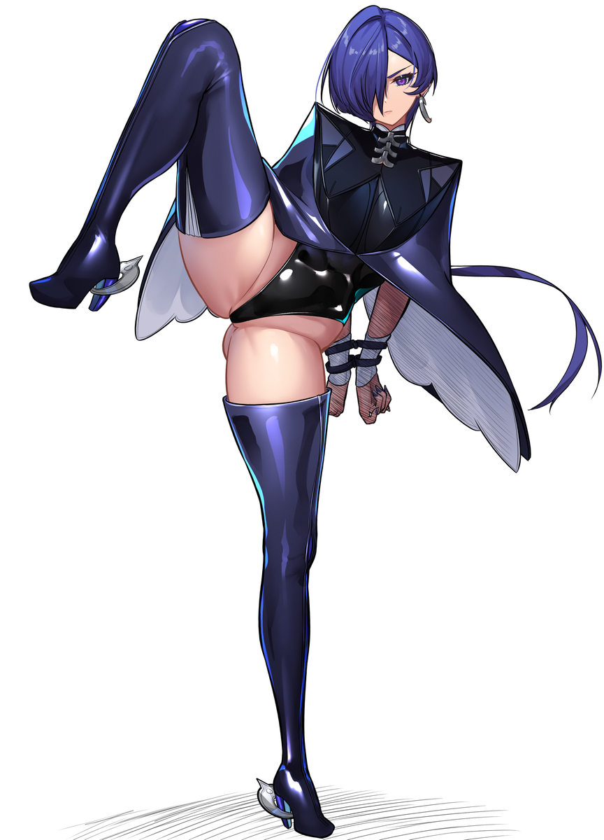 This is a pixiv picture whose title is 「──どけ」.
