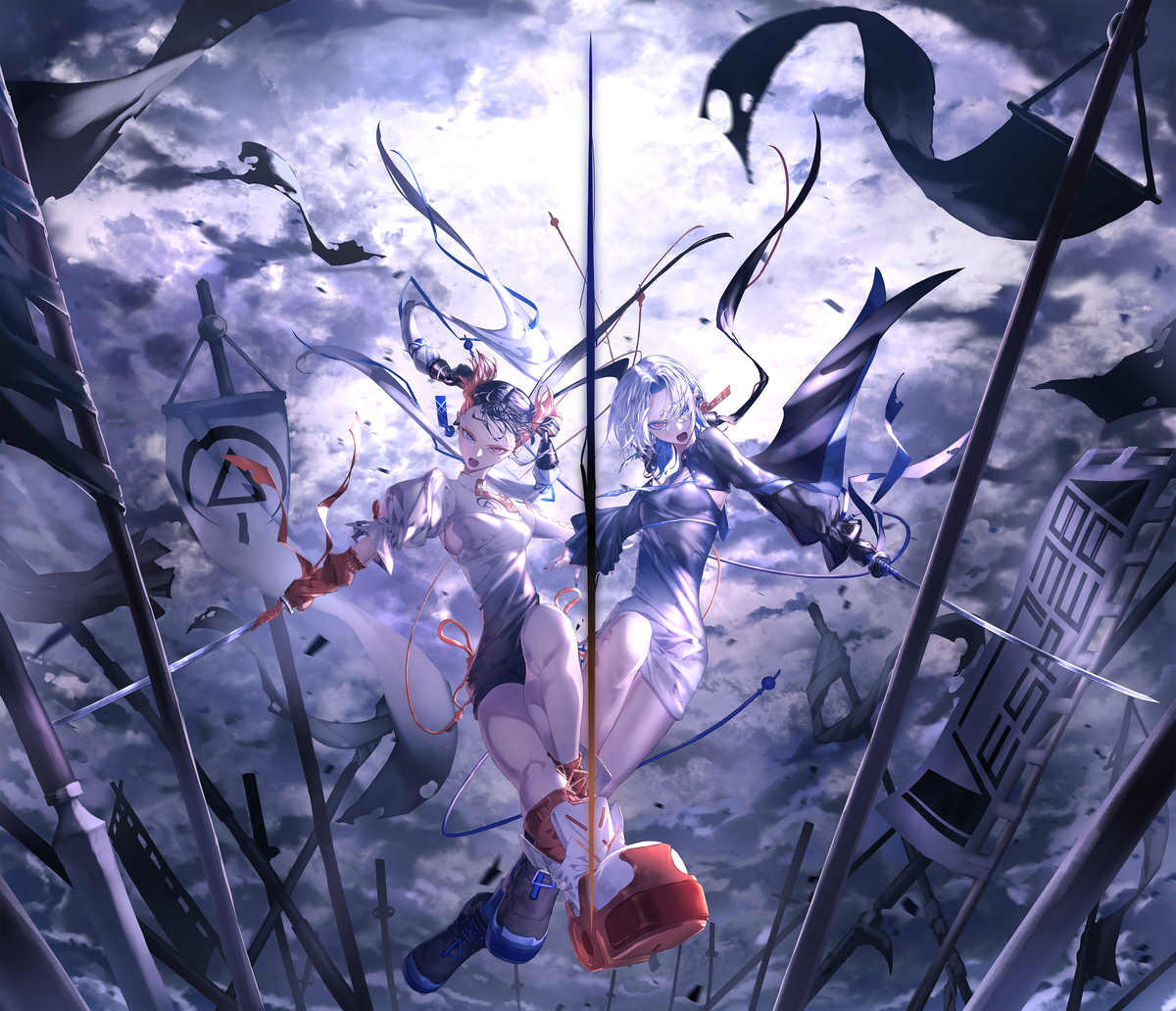 This is a pixiv picture whose title is サムライハート(Some Like It Hot!!).