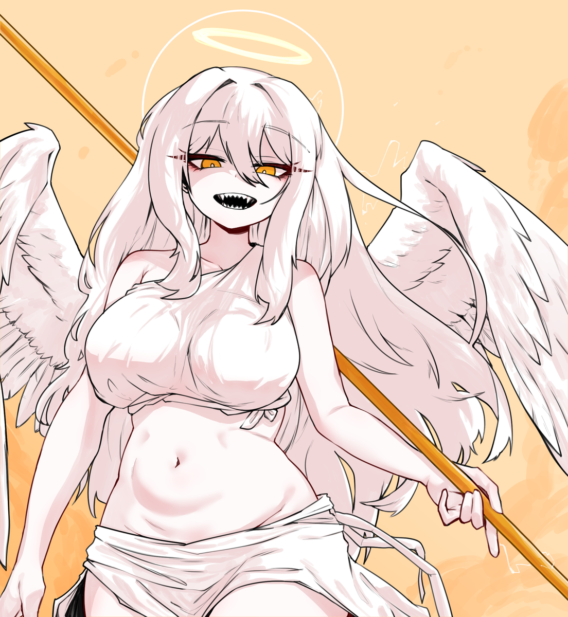 This is a pixiv picture whose title is TS환생천사 (수정본).