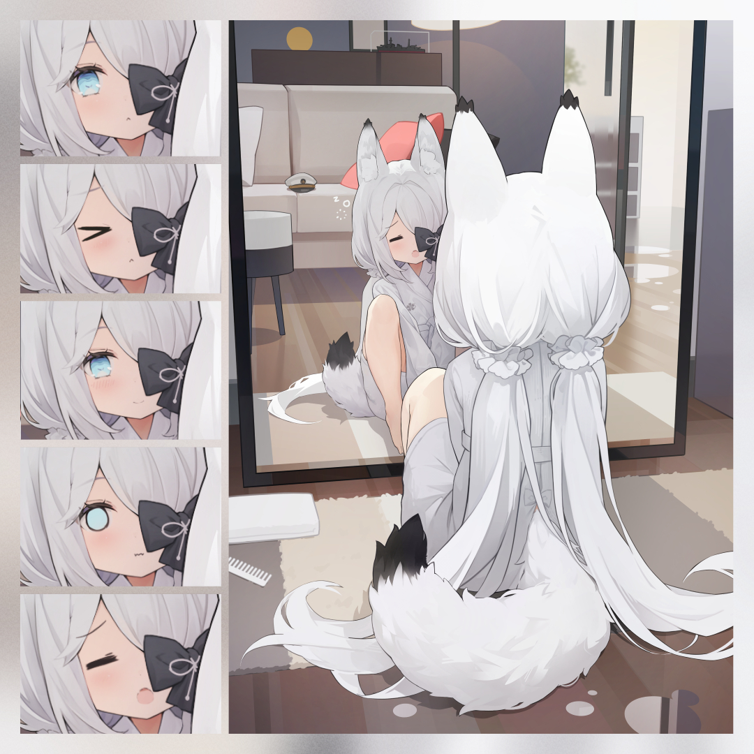 This is a pixiv picture whose title is =-=.
