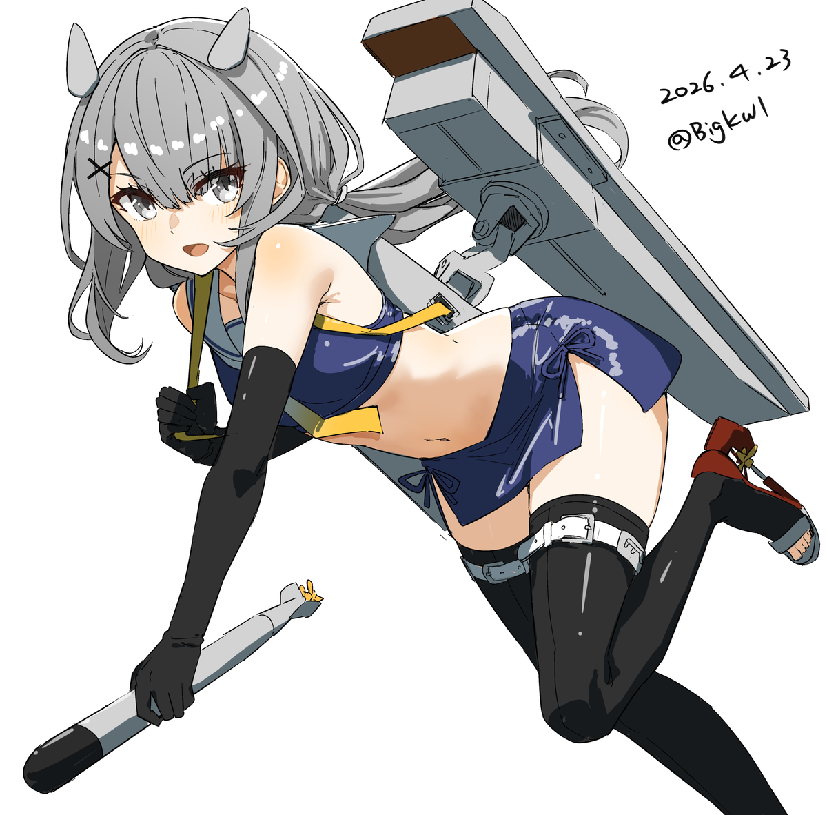 This is a pixiv picture whose title is 伊201（ワンドロ20260423）.