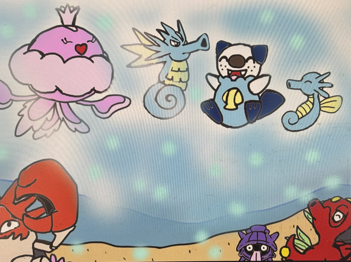 This is a pixiv picture whose title is 春の海休み✨🫧✨.