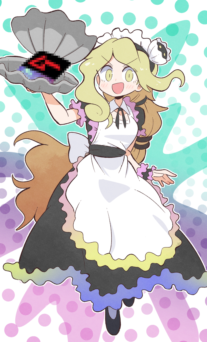 This is a pixiv picture whose title is メイドなニナちゃん.