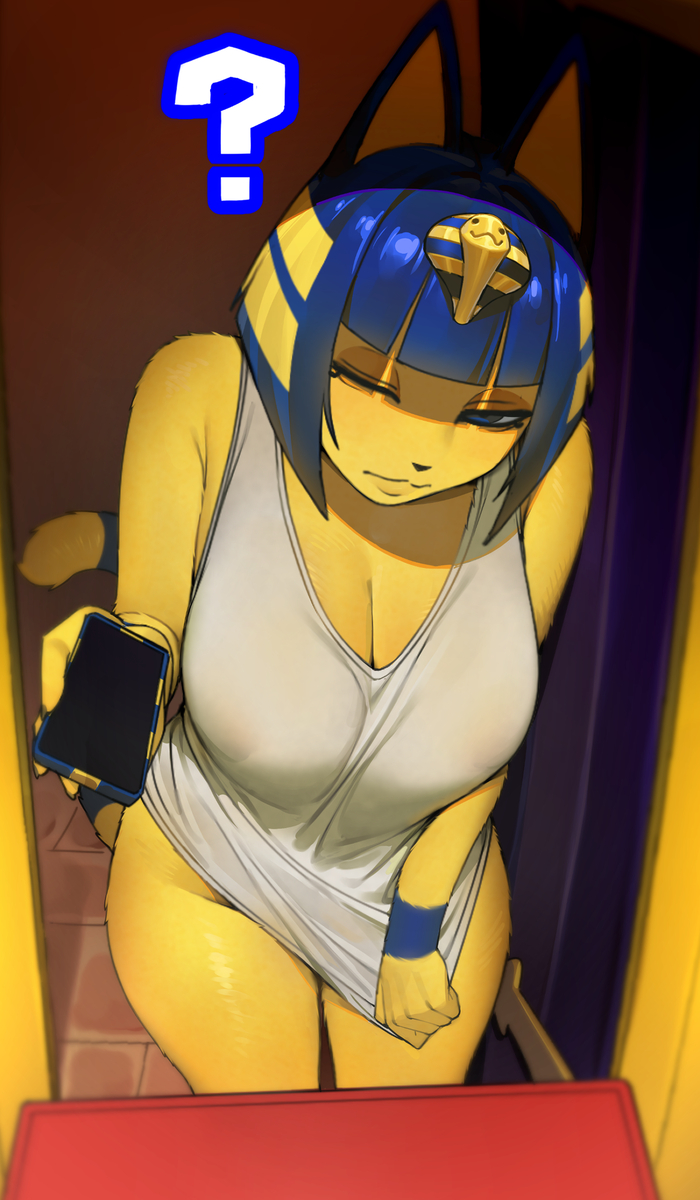 This is a pixiv picture whose title is Ankha~.