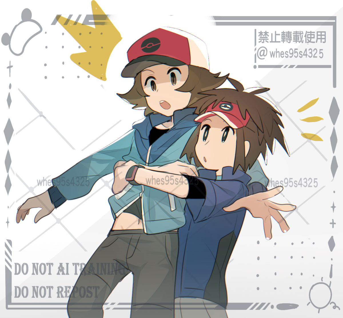 This is a pixiv picture whose title is 後浪推前浪.