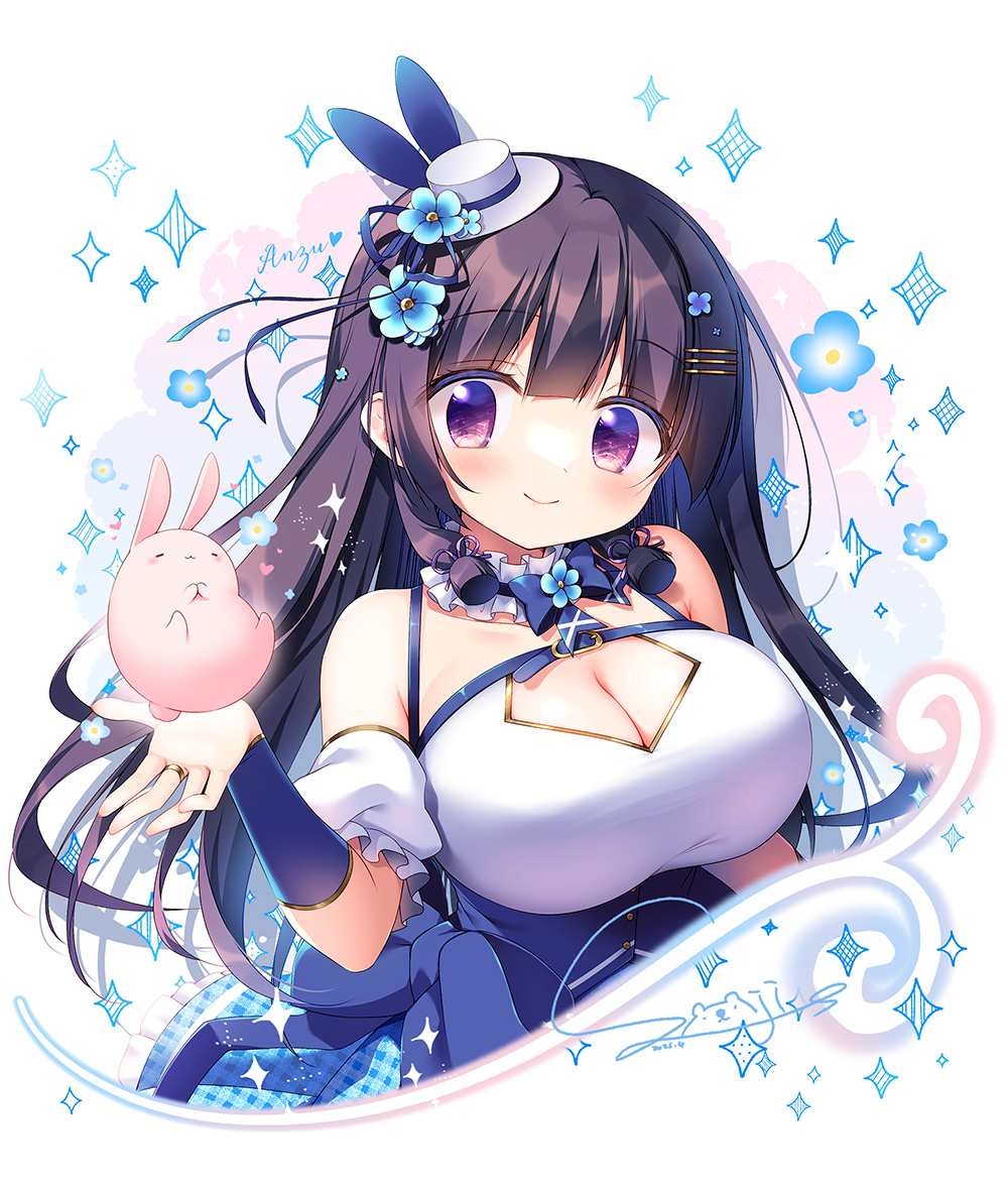 This is a pixiv picture whose title is 🐰あんずちゃん.