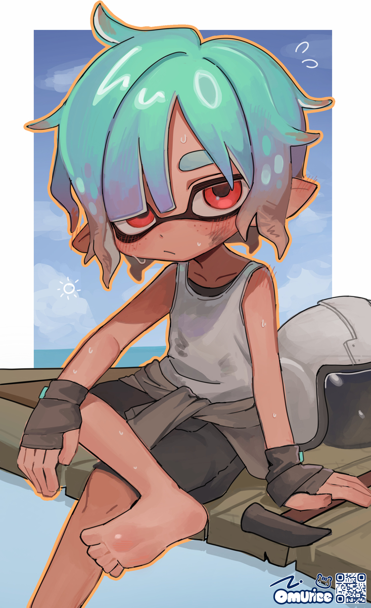 This is a pixiv picture whose title is 🔨メカニック.