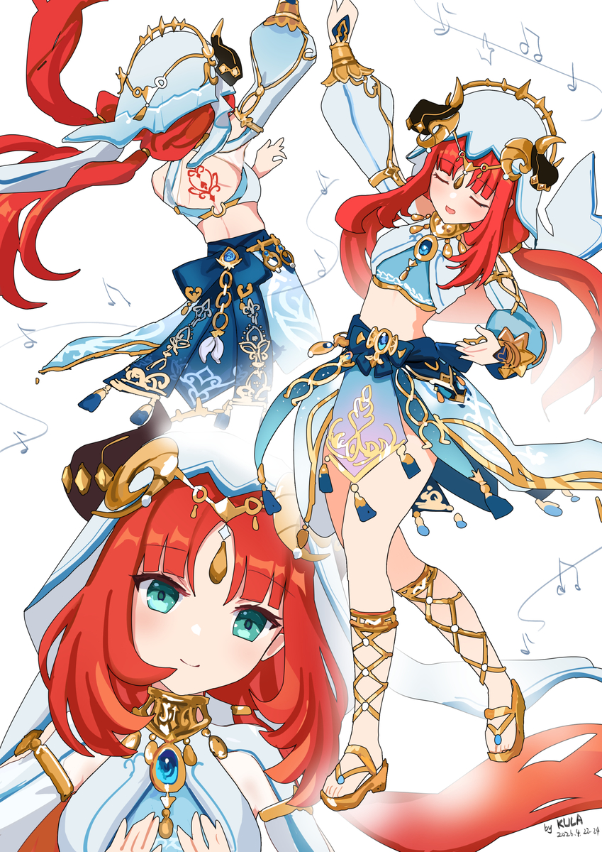 This is a pixiv picture whose title is 妮露rkgk.