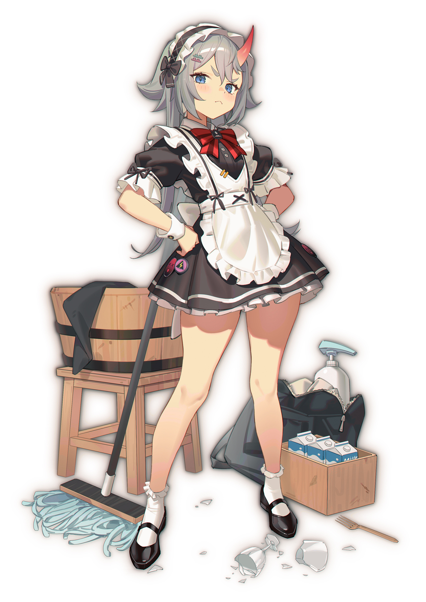 This is a pixiv picture whose title is メイドな早霧.