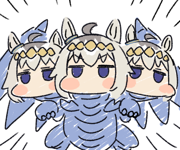 This is a pixiv picture whose title is オグリキャップ.