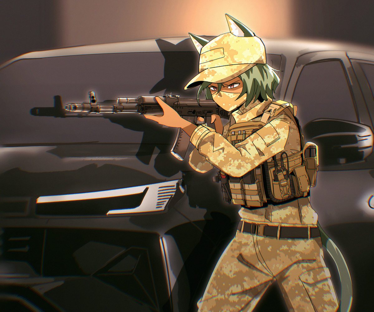 This is a pixiv picture whose title is CM.