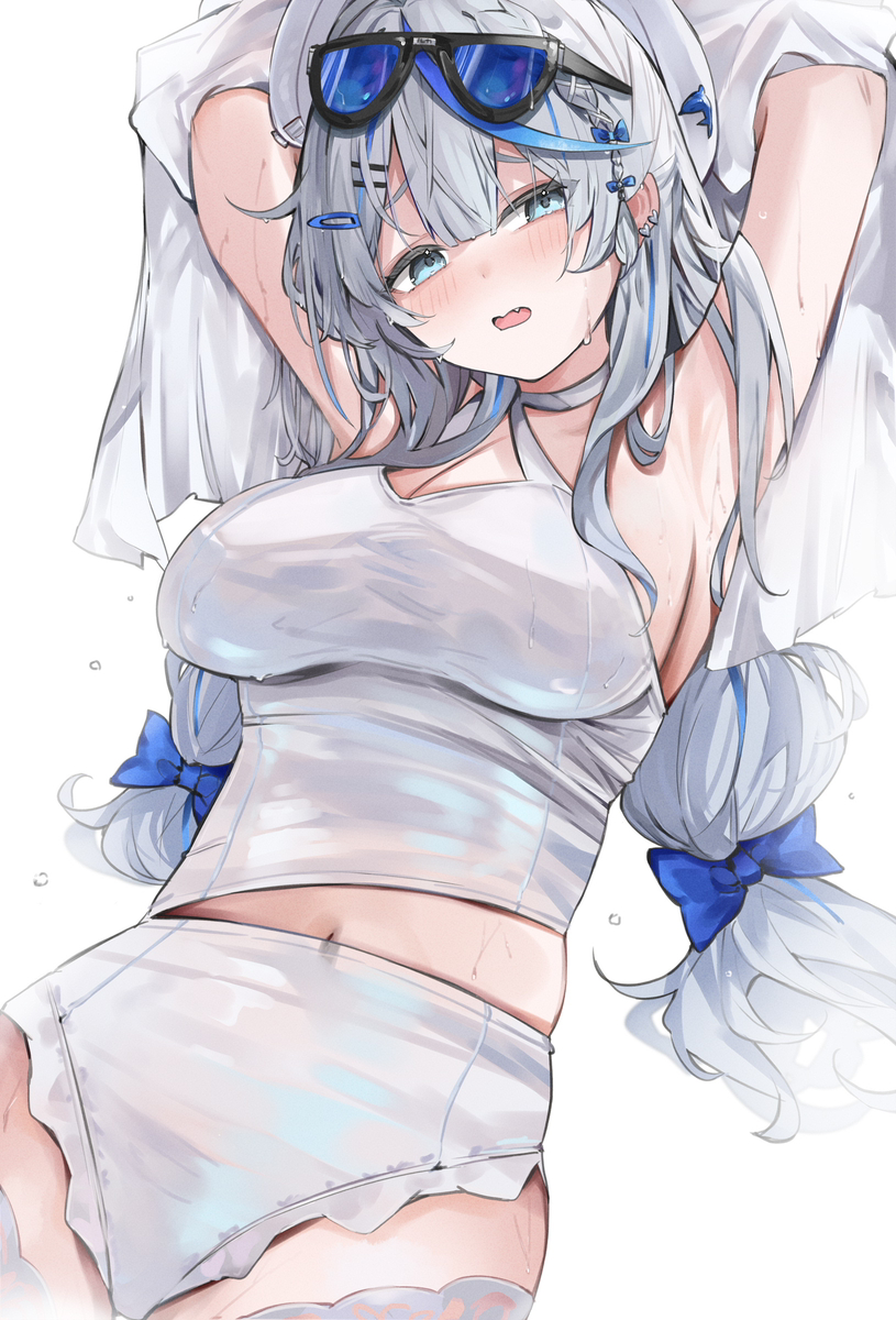 This is a pixiv picture whose title is 雨海ルカ.