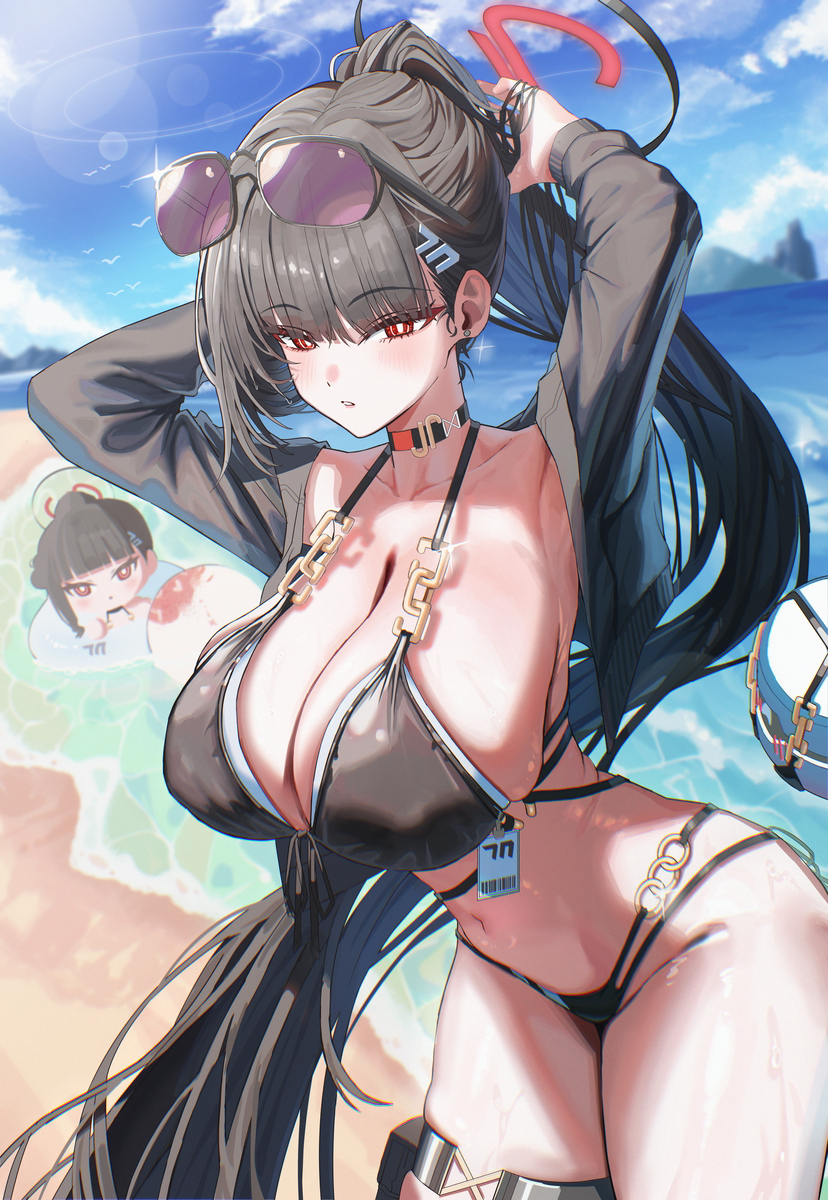 This is a pixiv picture whose title is 調月リオ.