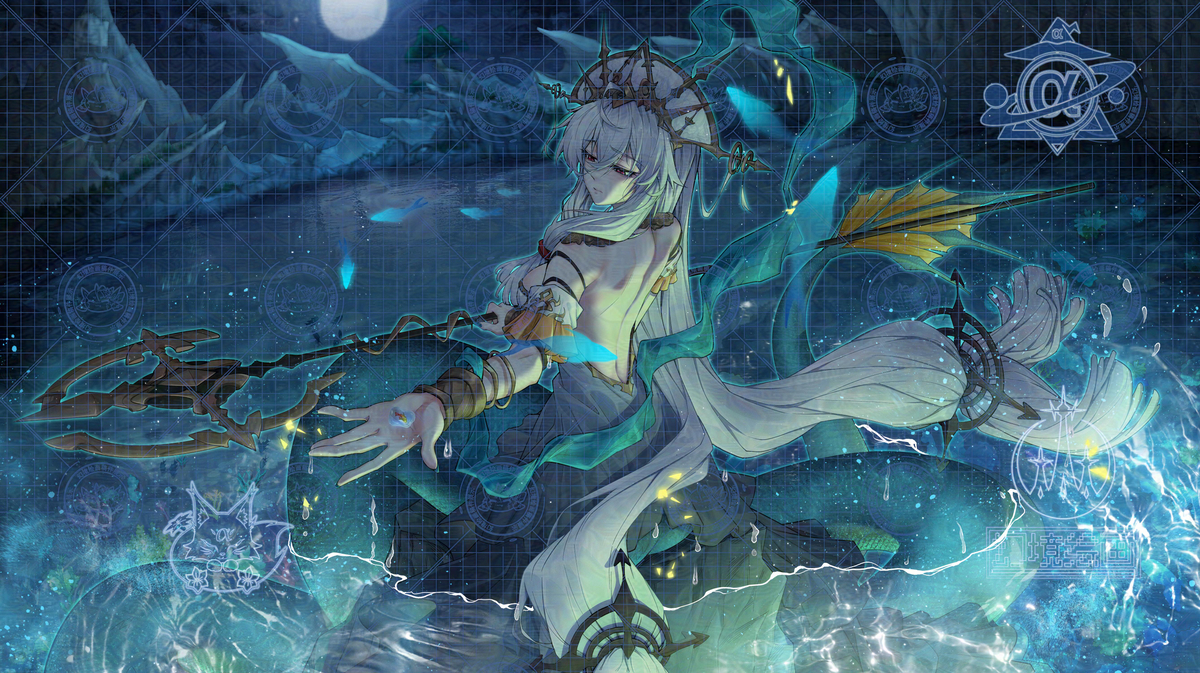 This is a pixiv picture whose title is 海妖之心——伊莎玛拉.