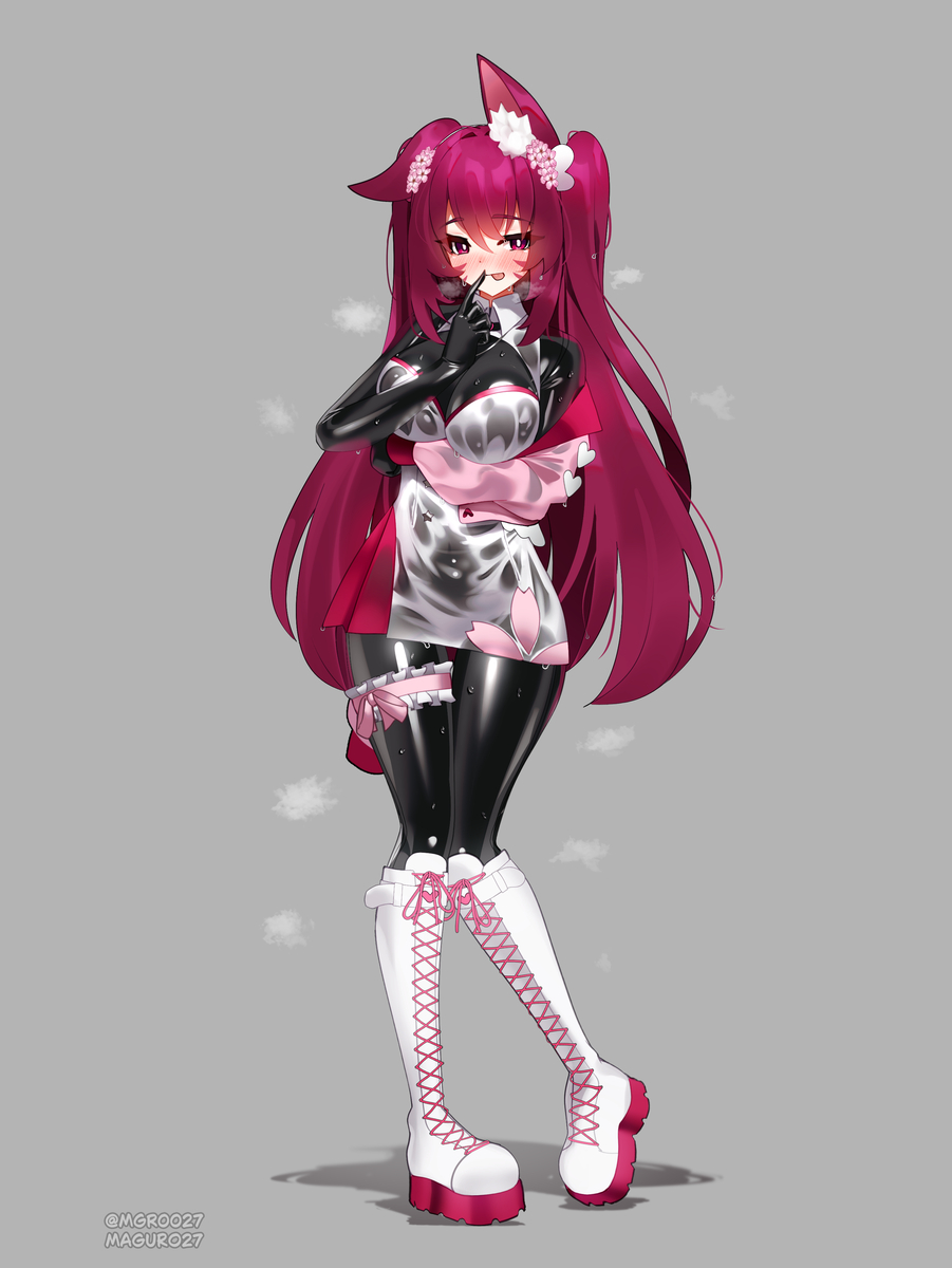 This is a pixiv picture whose title is 濡れ.