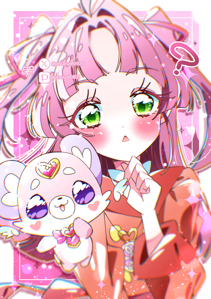 This is a pixiv picture whose title is みくるちゃん＆ポチタン.