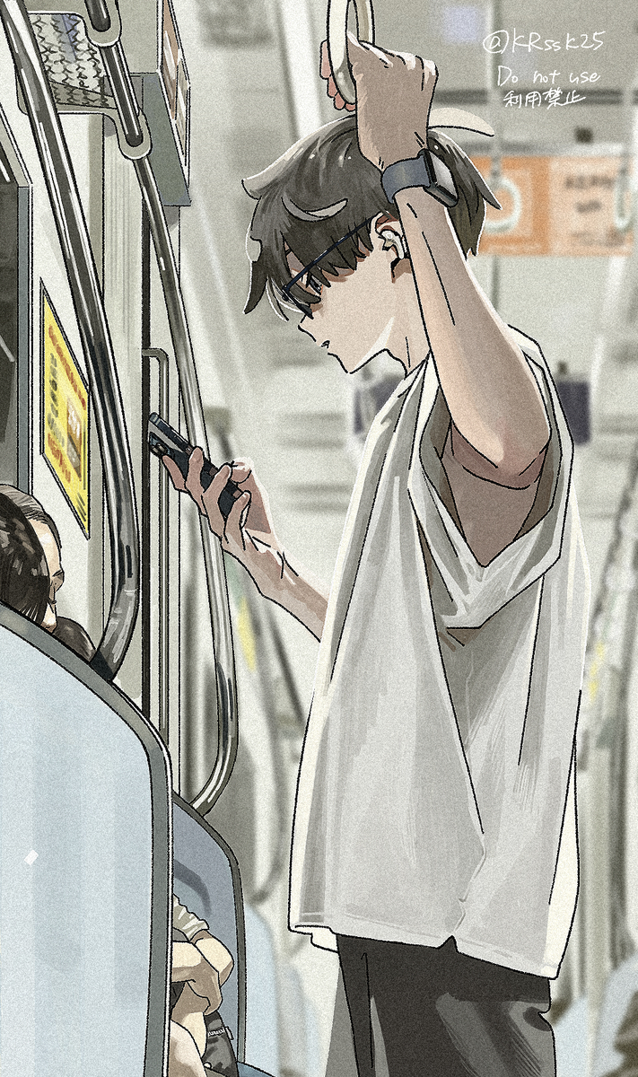 This is a pixiv picture whose title is 無題.