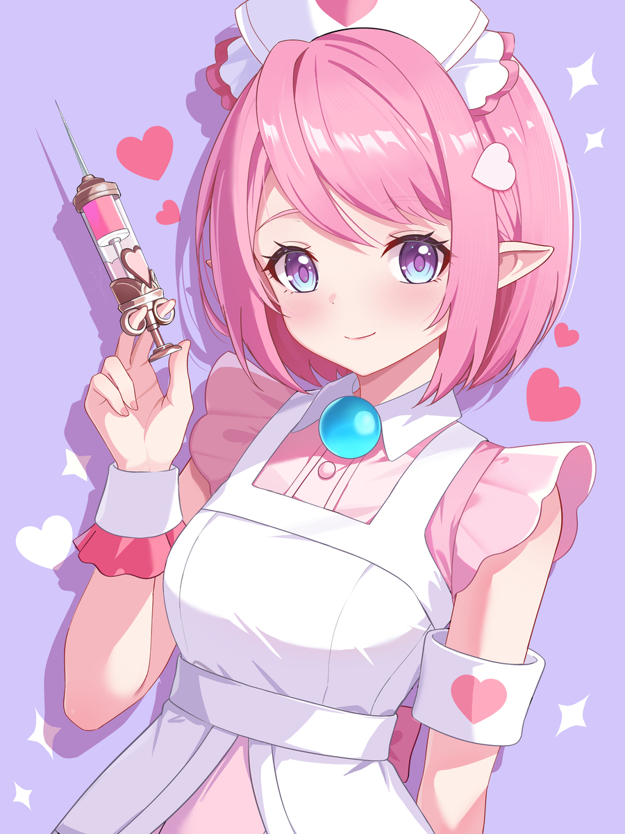 This is a pixiv picture whose title is 百日绘day1 萌萌.