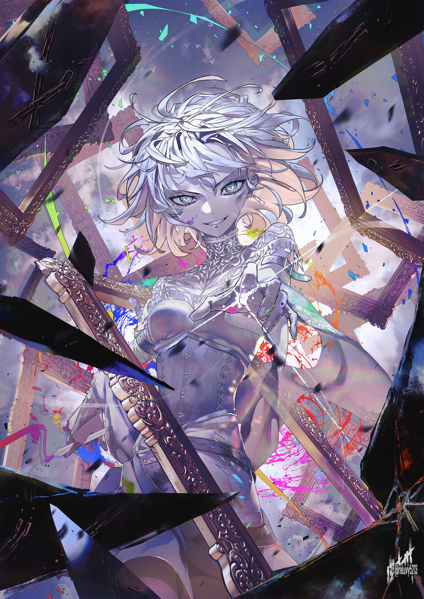 This is a pixiv picture whose title is Re:Draw.