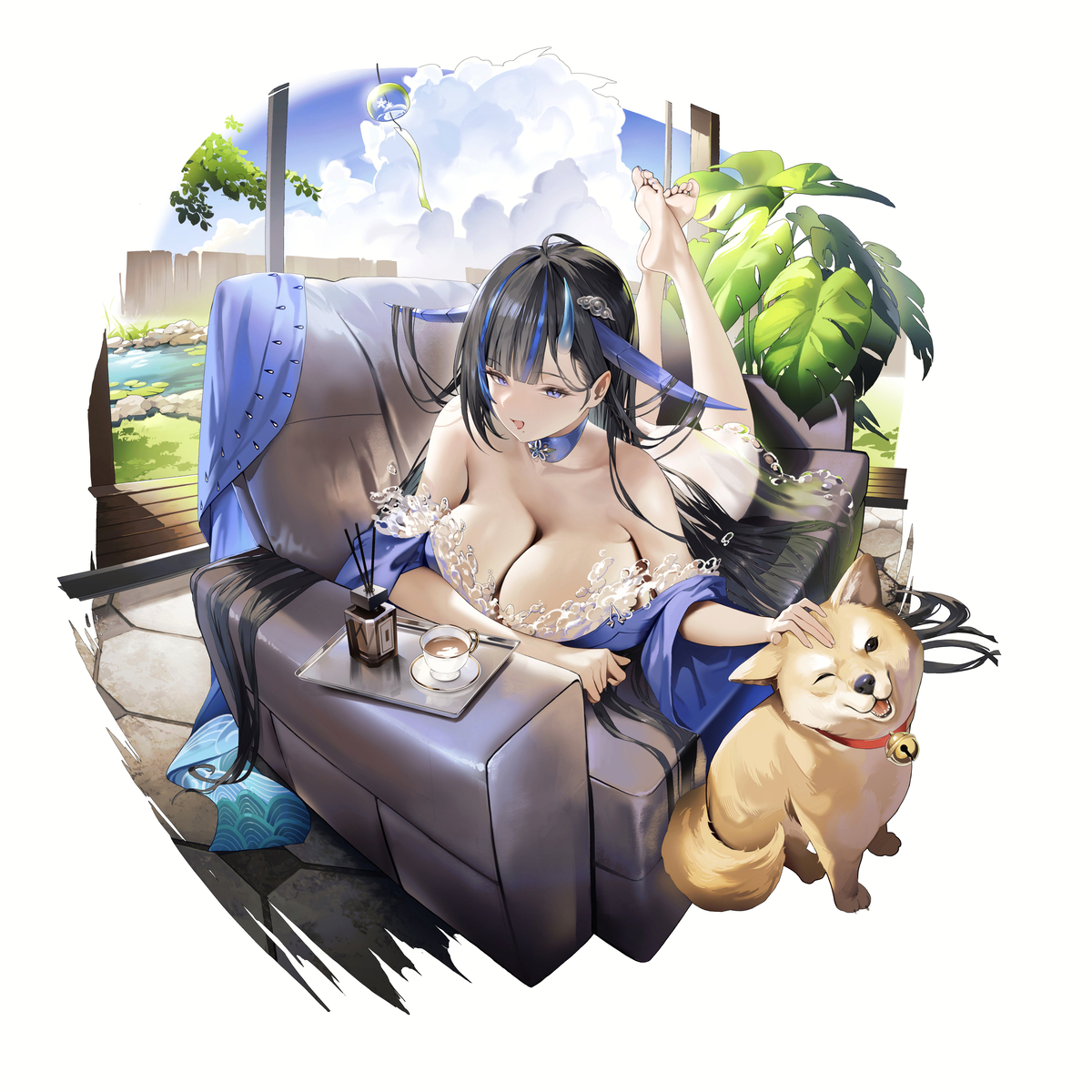 This is a pixiv picture whose title is 云龙.