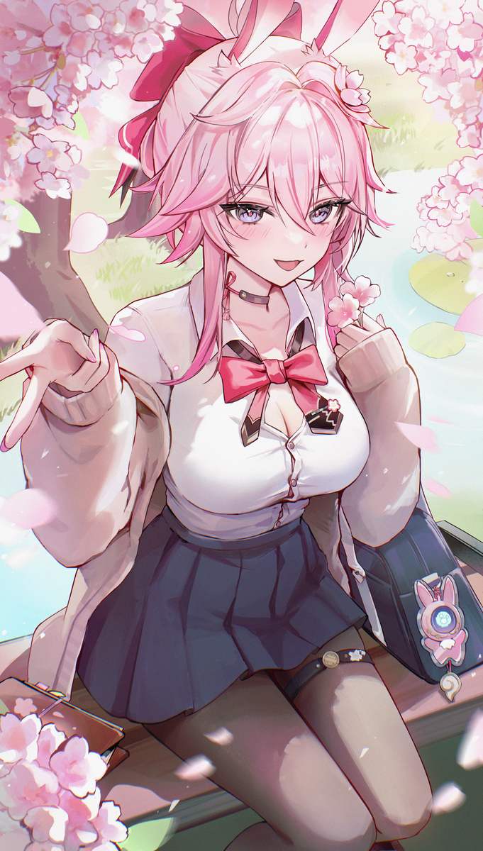 This is a pixiv picture whose title is 緋英.