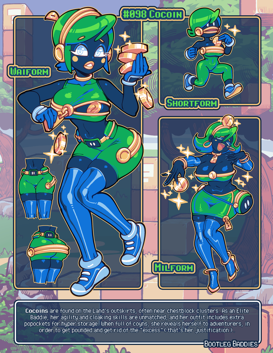 This is a pixiv picture whose title is Cocoin (Bootleg Baddies).