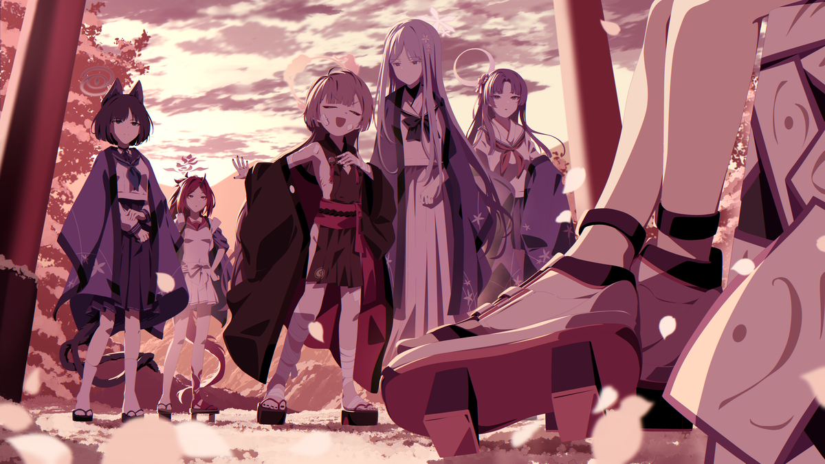 This is a pixiv picture whose title is Twilight Temple.