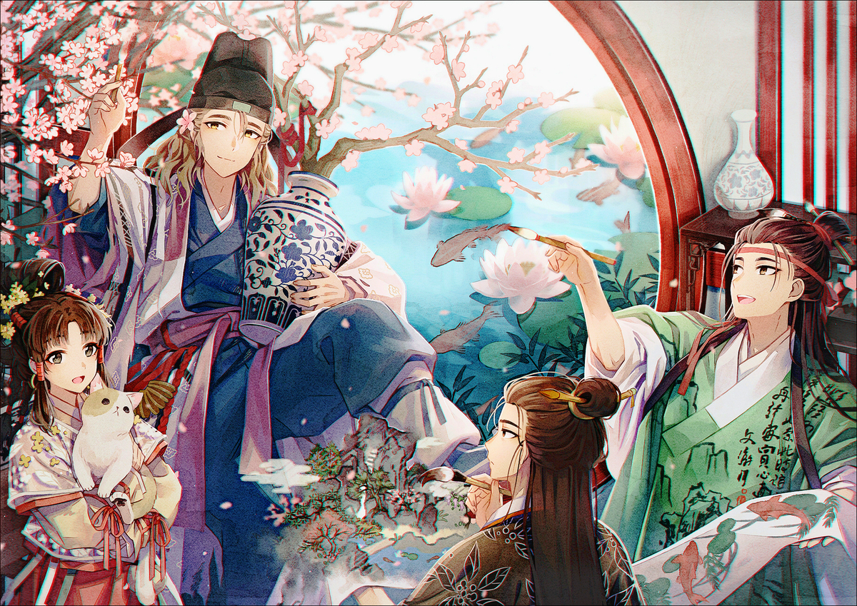 This is a pixiv picture whose title is 🌸 🌸.
