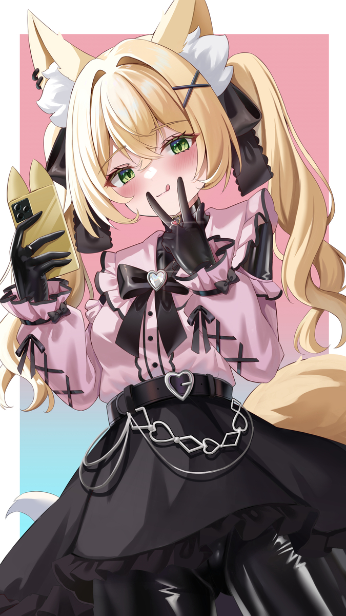 This is a pixiv picture whose title is 地雷系ゆず.