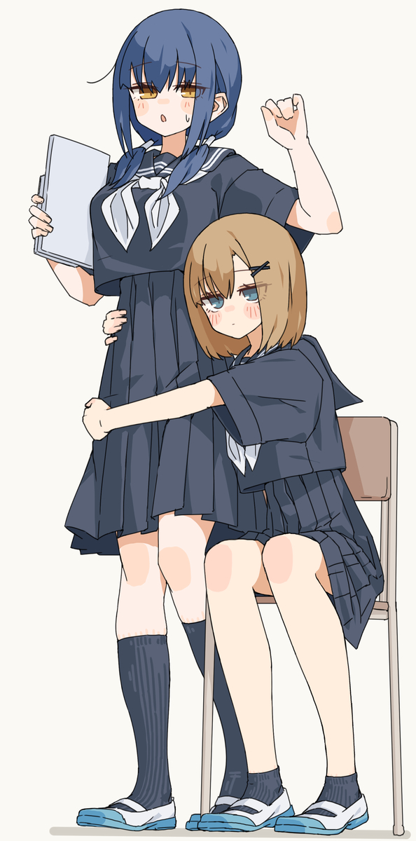 This is a pixiv picture whose title is いかないでほしい.