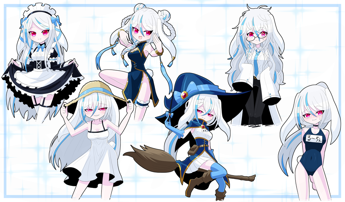 This is a pixiv picture whose title is 着せ替えルチェ.