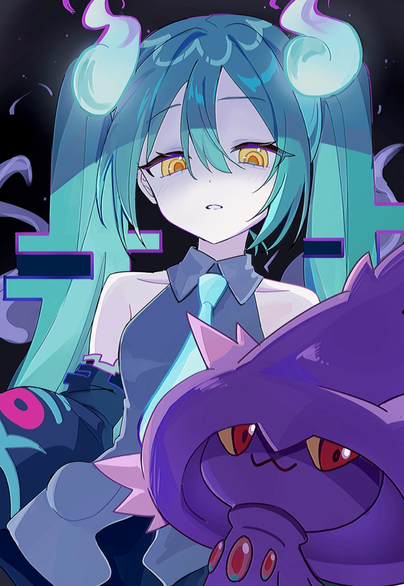 This is a pixiv picture whose title is ゴーストタイプ.