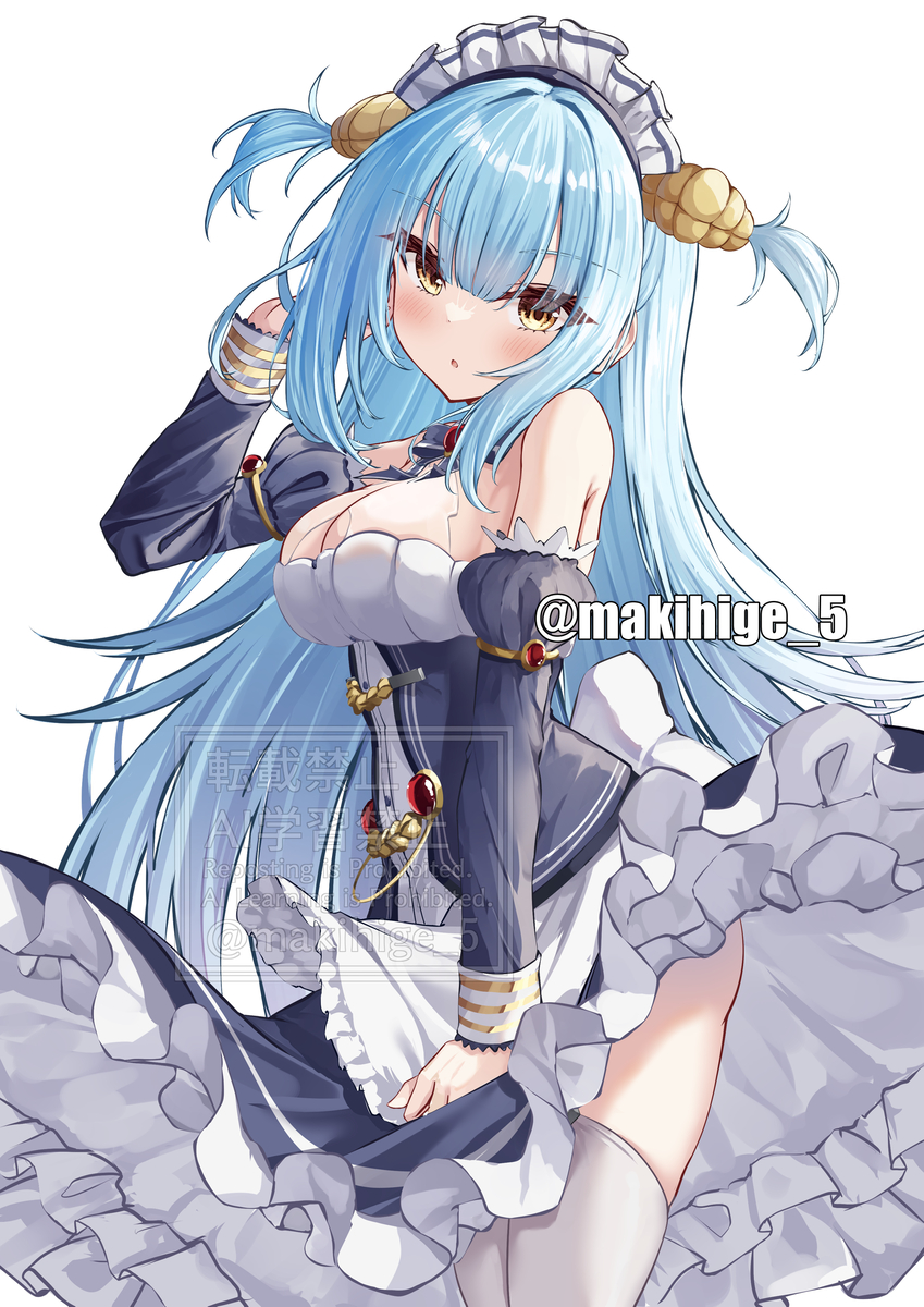 This is a pixiv picture whose title is 春風と海王星.