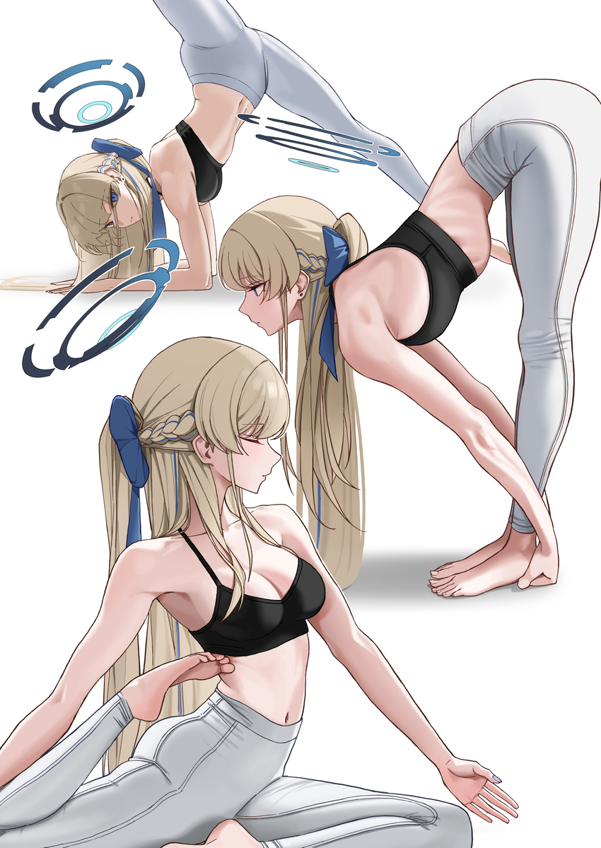 This is a pixiv picture whose title is ヨガ.