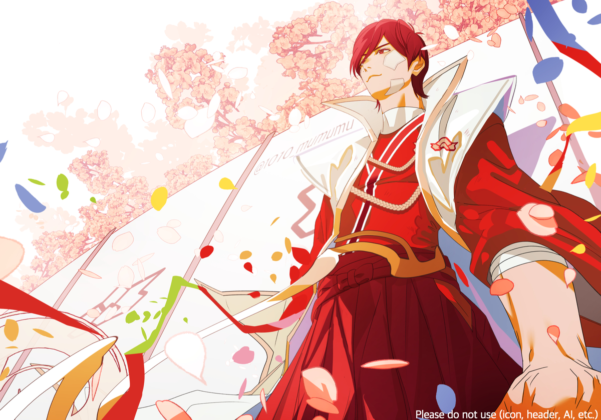 This is a pixiv picture whose title is 一件落着、日本晴れ.