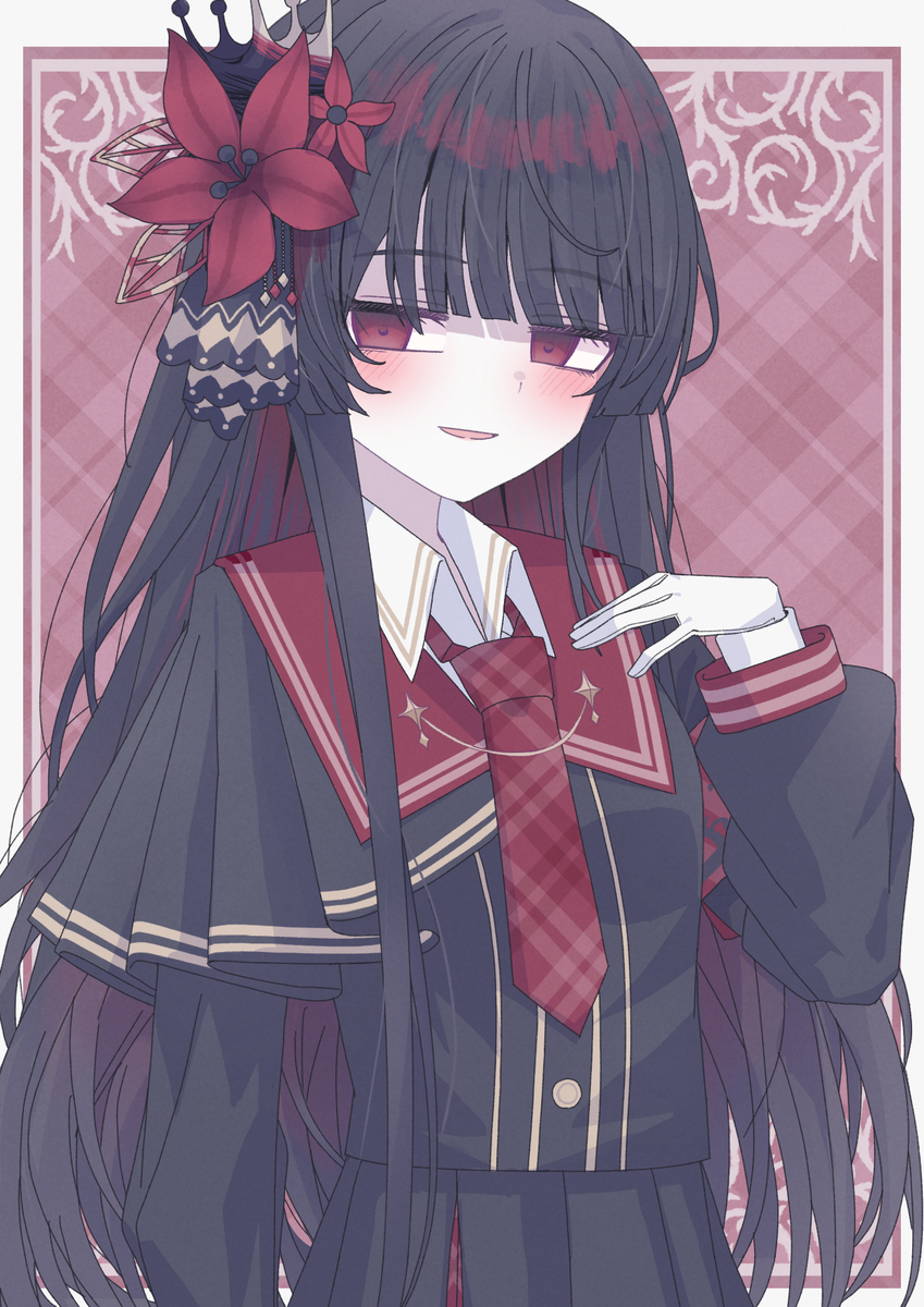 This is a pixiv picture whose title is 【Skeb】二階堂ヒロさん.