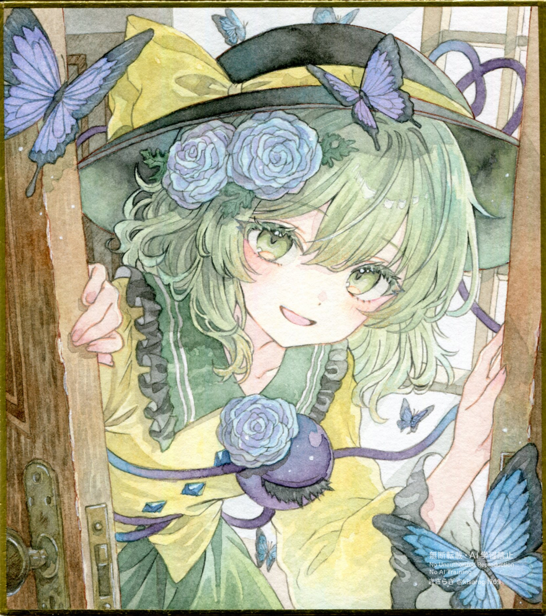 This is a pixiv picture whose title is 🚪.