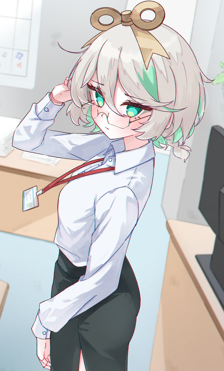 This is a pixiv picture whose title is Office CC.