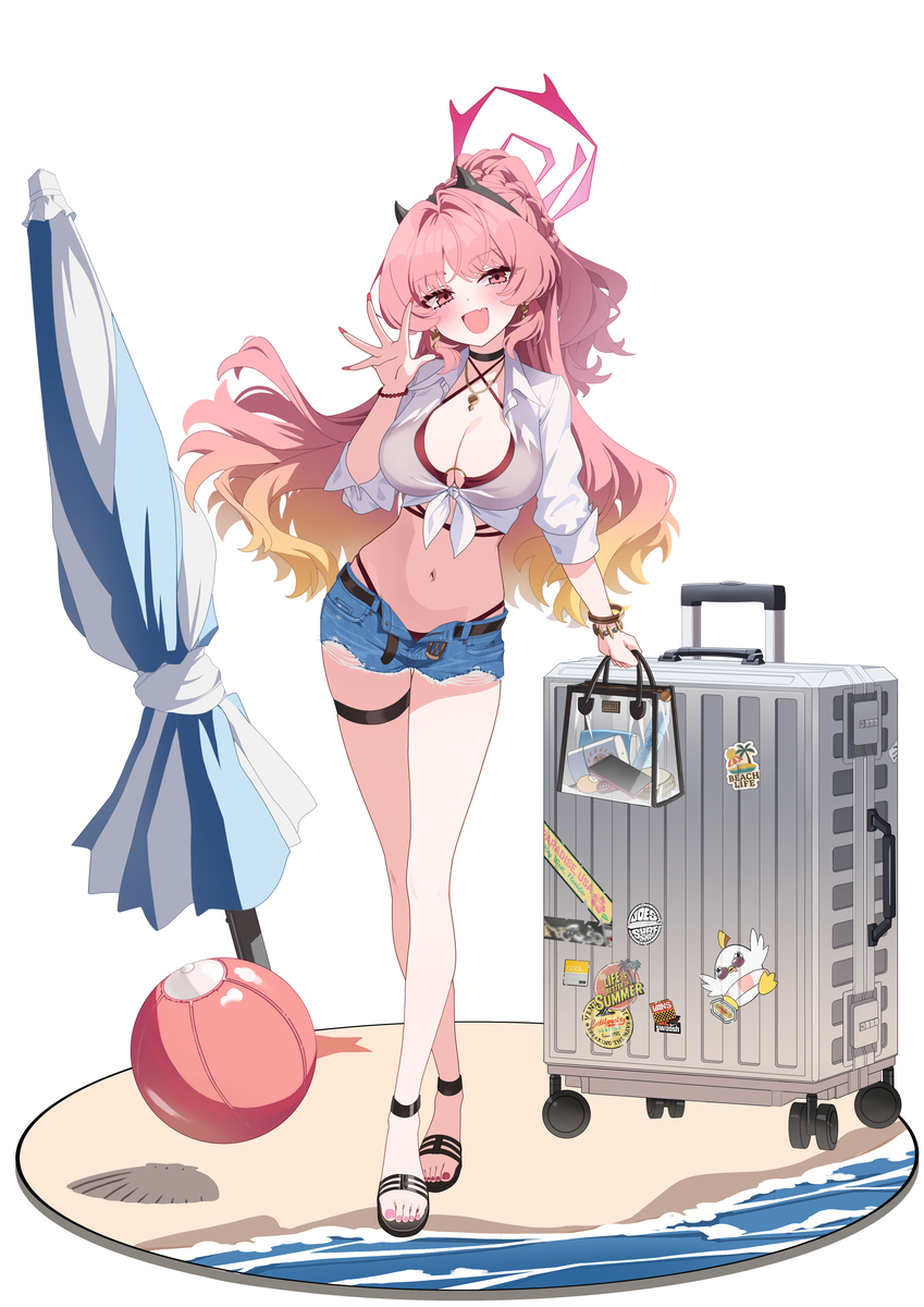This is a pixiv picture whose title is キララ（バカンス✈️).