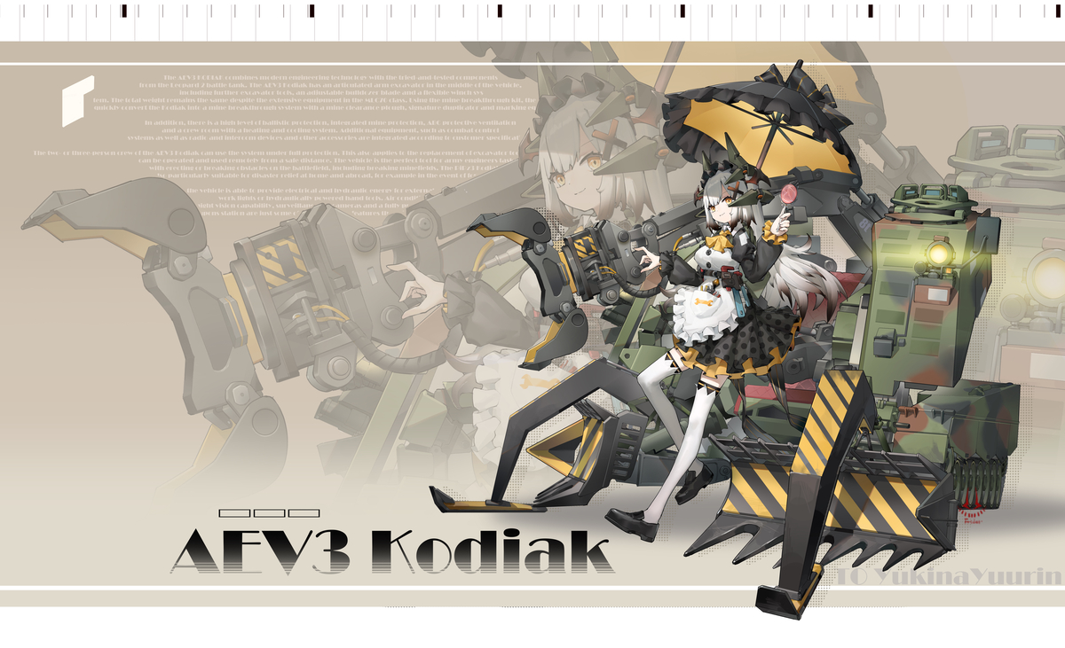 This is a pixiv picture whose title is AEV3 科迪亚克.